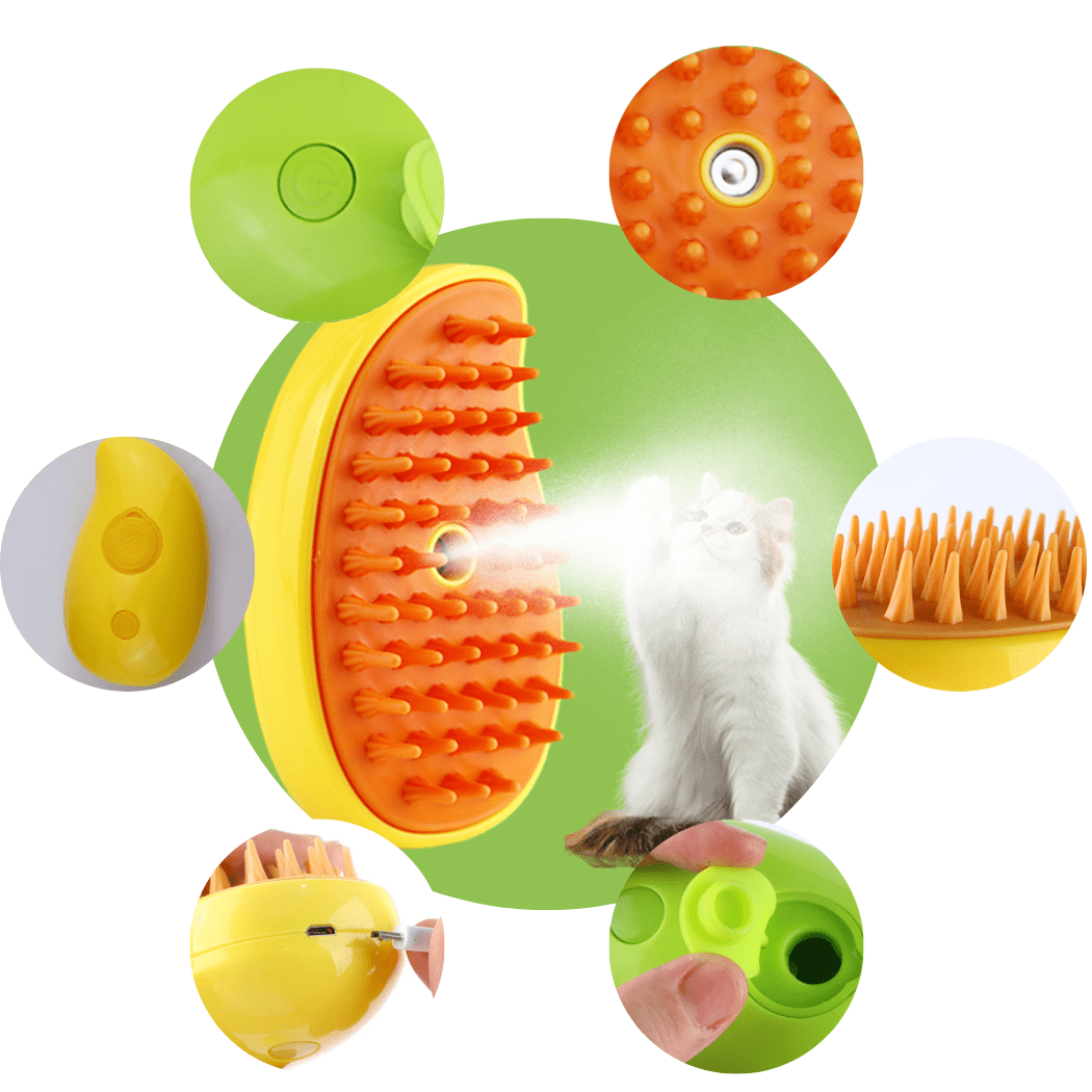 Escova de Limpeza Elétrica para Gatos CatWash