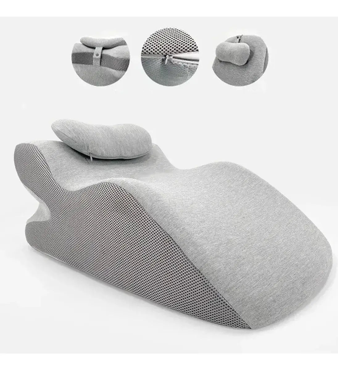 Travesseiro Anti Refluxo Ergonômico – Apoio Total e Conforto | Uclano