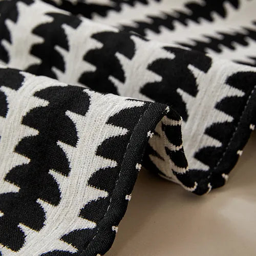 Capa de Sofá Chenille Luxuosa Preta