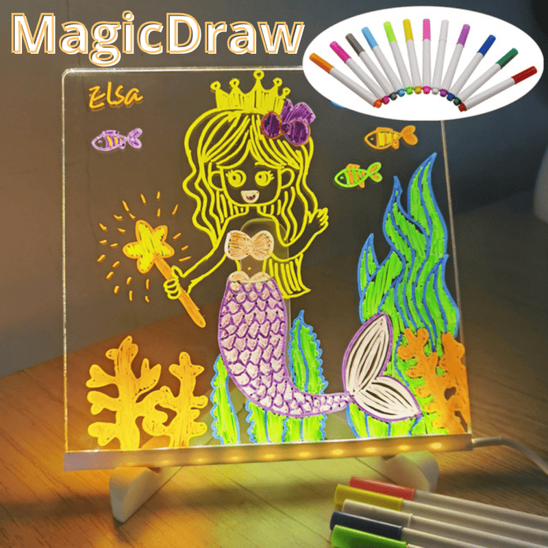 Quadro Iluminado Criativo MagicDraw