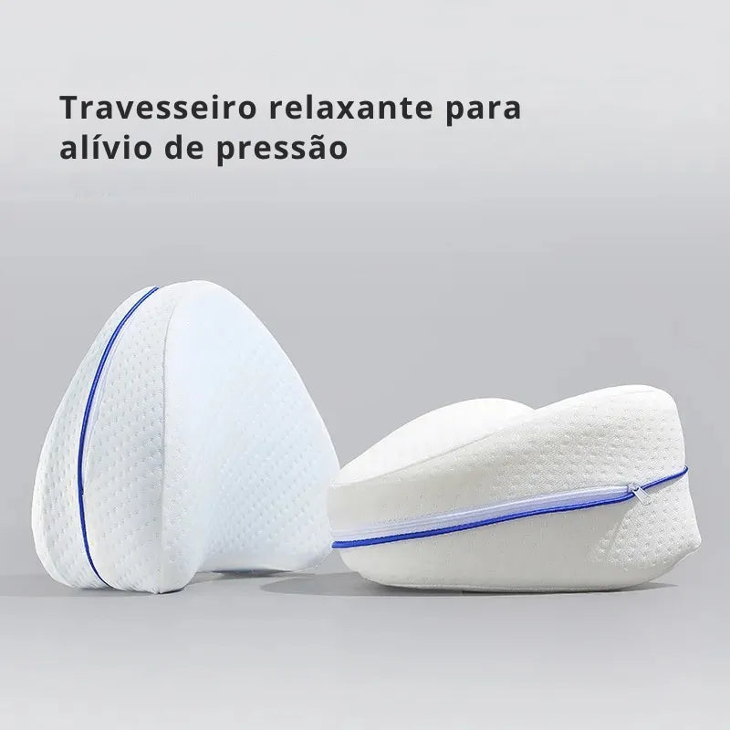 Almofada Ortopédica para Pernas em Espuma Viscoelástica