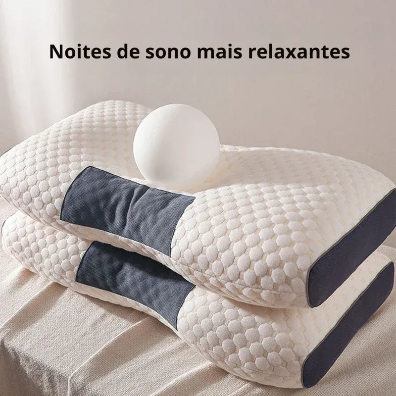 Travesseiro Ergonômico Ortopédico para Coluna Cervical