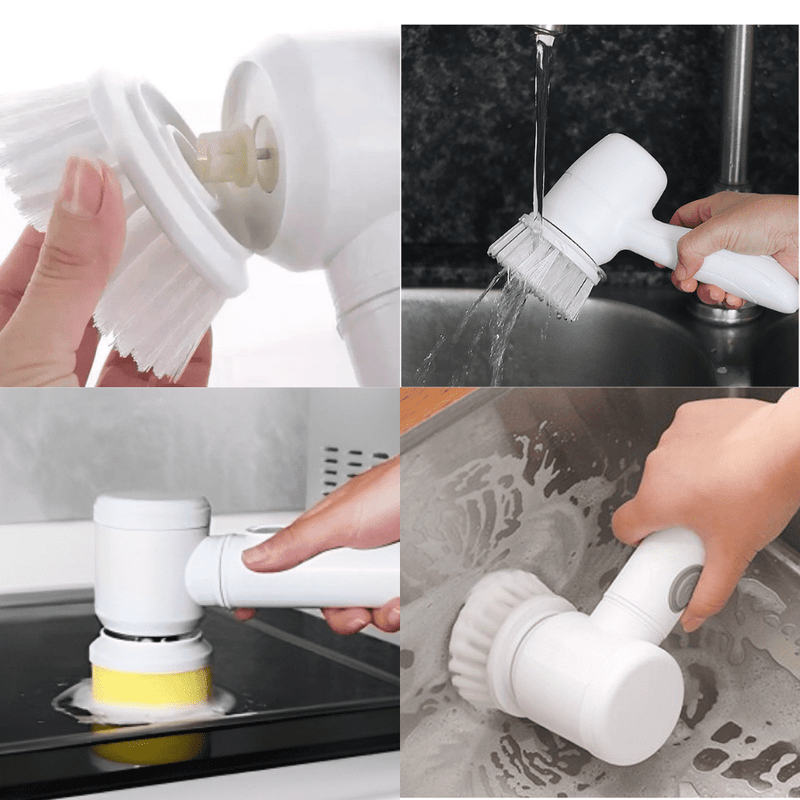 Escova Elétrica Limpa Fácil 3 em 1