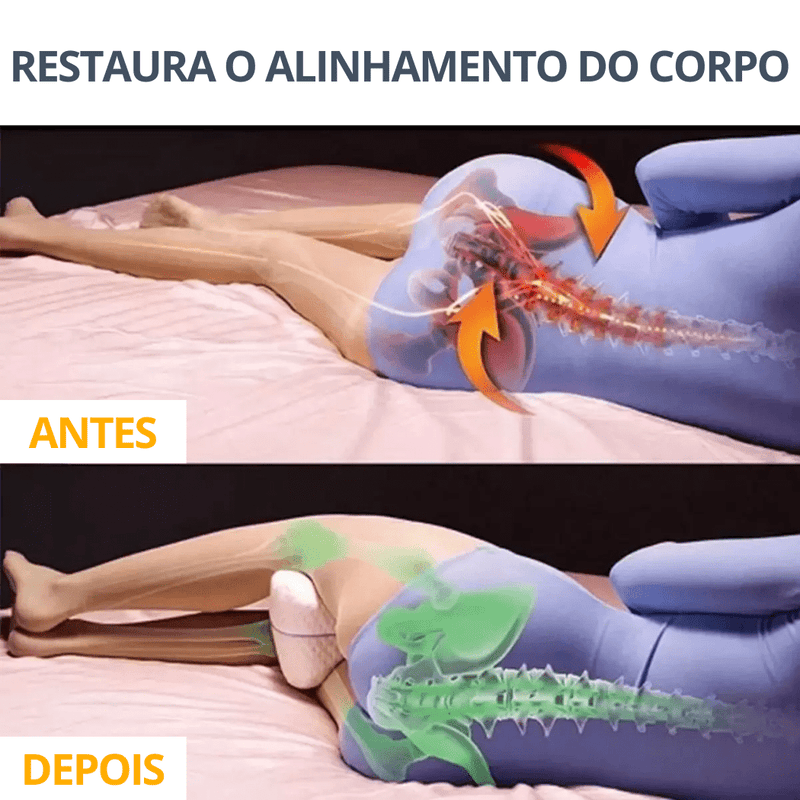Almofada Anatômica de Postura para Joelhos MaxSleep