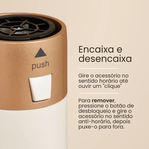 Escova Profissional Modeladora 5 em 1