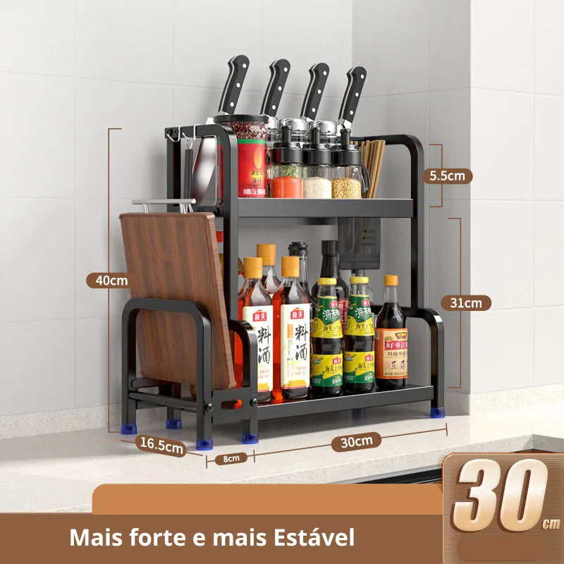 Rack de Temperos de Cozinha UCLANO