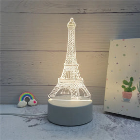 Luminária de Mesa LED 3D UCLANO