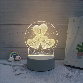 Luminária de Mesa LED 3D UCLANO