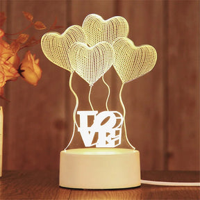 Luminária de Mesa LED 3D UCLANO