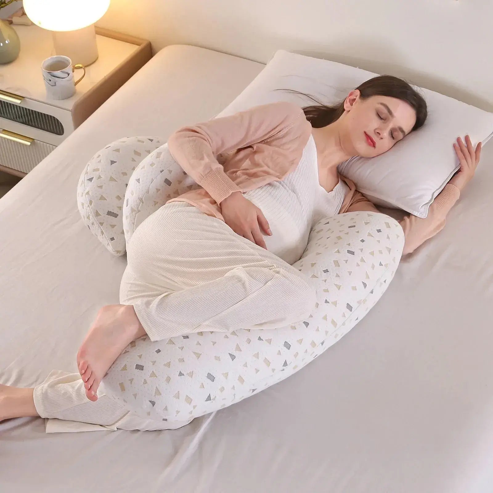Travesseiro para Gestante com Apoio para Barriga e Costas | Uclano