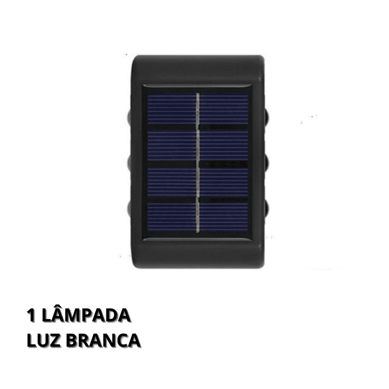 Luminária solar para parede