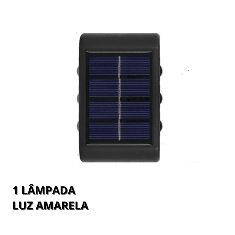 Luminária solar para parede