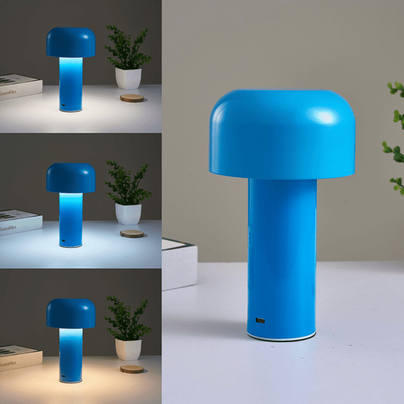 Luminária Decorativa Recarregável-Cogumelo
