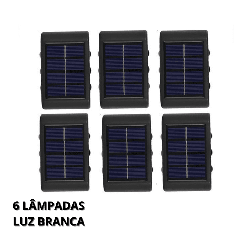 Luminária solar para parede