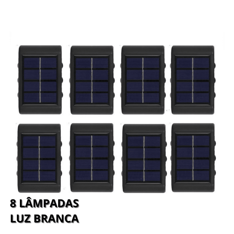 Luminária solar para parede